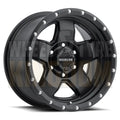 RACELINE ALLOY 17x9 +0 6x139.7 COMBAT MATTE BLACK