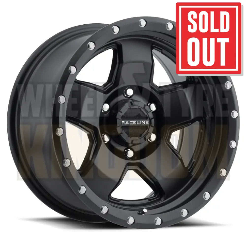 RACELINE ALLOY 17x9 +0 6x139.7 COMBAT MATTE BLACK