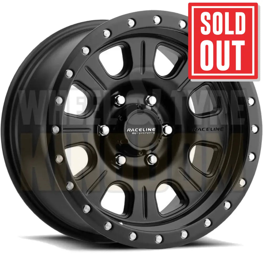 RACELINE ALLOY 17x9 +0 6x139.7 MONSTER BLACK