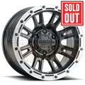 RACELINE ALLOY 18x9 +18 6x139.7 COMPASS Satin Black Silver Ring
