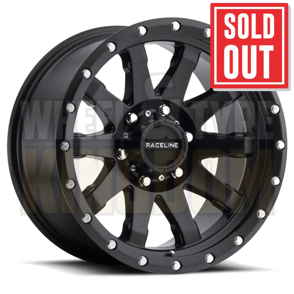 RACELINE ALLOY 20x9 +12 8x170 CLUTCH MATTE BLACK