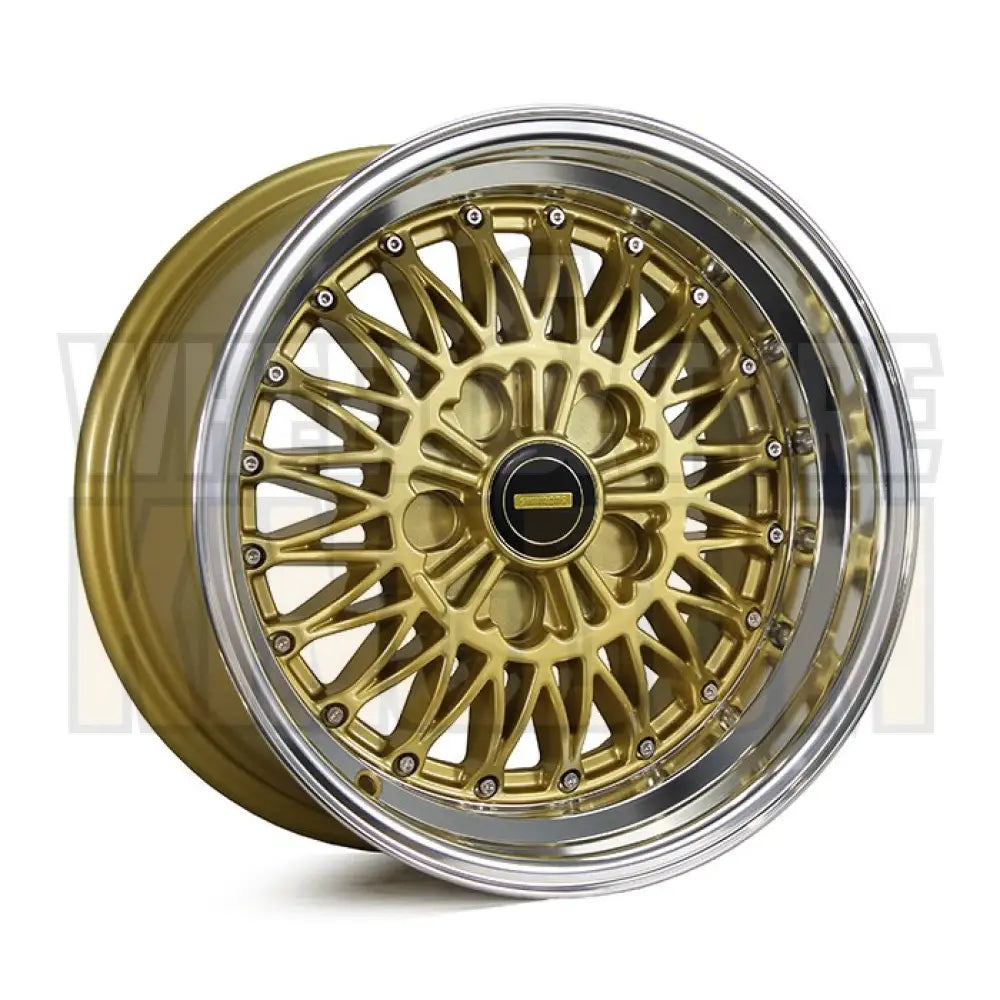 15X10 5-STUD SIMMONS V51 GOLD MIRROR LIP - Wheels