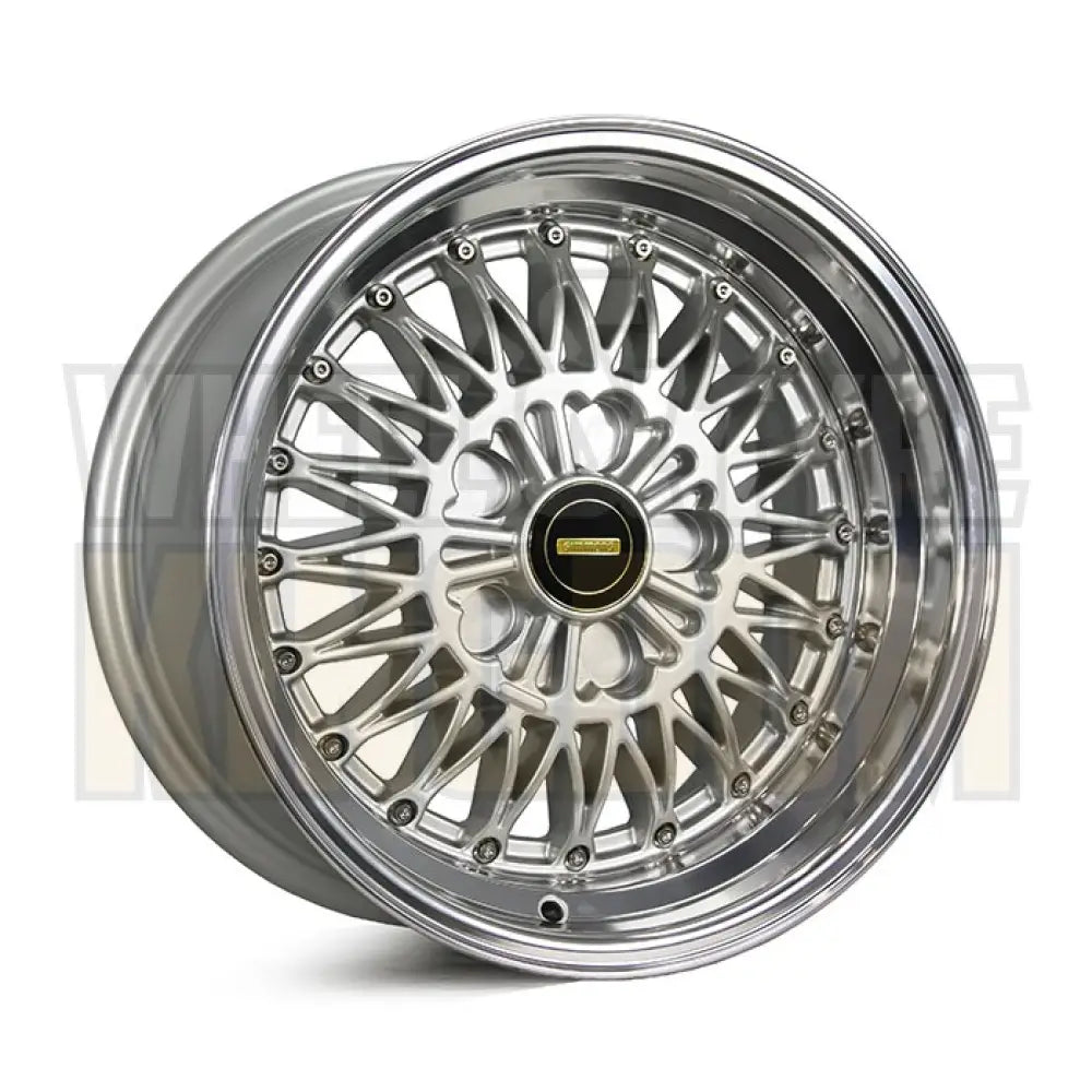 15X8 5-STUD SIMMONS V51 SILVER MIRROR LIP - Wheels