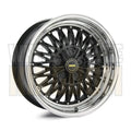 17X8 5-STUD SIMMONS V51 GLOSS BLACK MIRROR LIP - Wheels