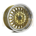 17X8 5-STUD SIMMONS V51 GOLD MIRROR LIP - Wheels