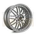 17X9.5 5-STUD SIMMONS OM-1 SILVER MIRROR LIP - Wheels