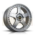 18X8.5 4-STUD SIMMONS FR-1 SILVER MIRROR LIP - Wheels