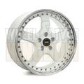 18X8.5 5-STUD SIMMONS FR-1 WHITE MIRROR LIP - Wheels