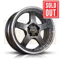 19X8.5 5x120 +43 SIMMONS FR-1 HYPER DARK MIRROR LIP - Wheels