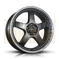 19X9.5 5-STUD SIMMONS FR-1 HYPER DARK MIRROR LIP - Wheels