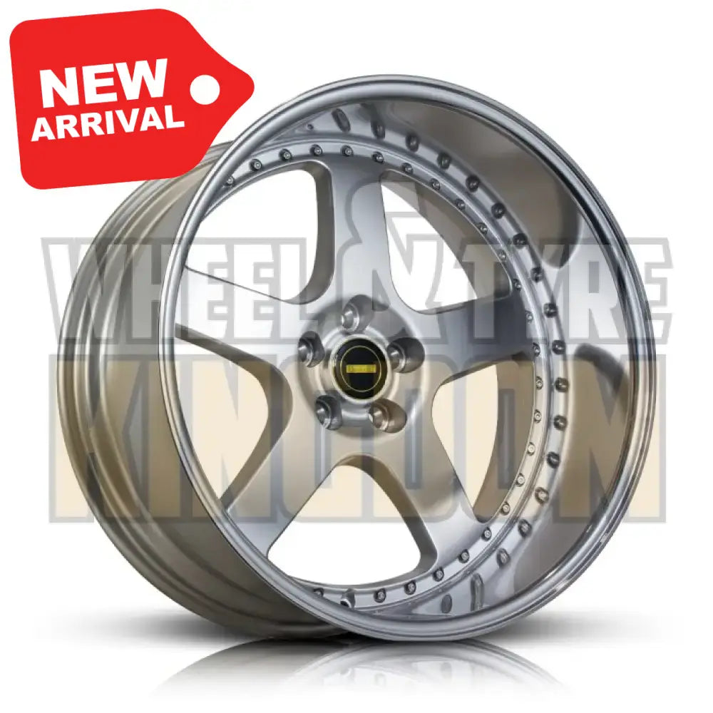 20X10.0 5X120 -63.6 SIMMONS FR-1 SILVER MIRROR LIP - Wheels