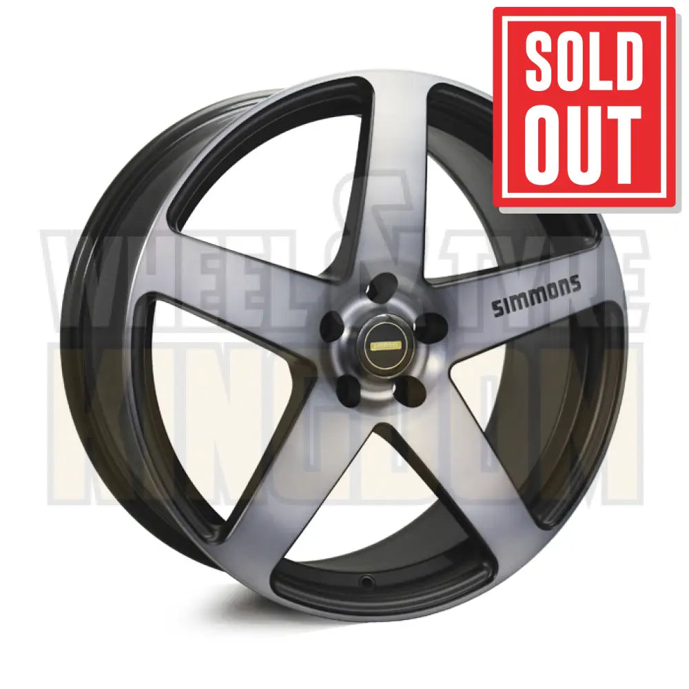 20X10.0 5x114.3 +43 SIMMONS FR-C BLACK TINT - Wheels