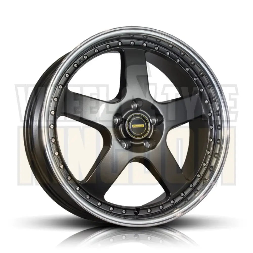 20X8.5 5x120 +43 SIMMONS FR-1 HYPER DARK MIRROR LIP - Wheels