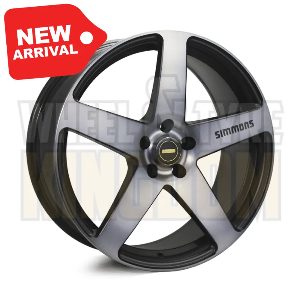 20X8.5 5x120 +43 SIMMONS FR-C BLACK TINT - Wheels