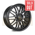 20X8.5 5x120 +43 SIMMONS OM-1 FULL SATIN BLACK - Wheels