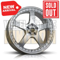 Simmons 20x9.5 5x114.3 +35 FR-1 Silver Mirror Lip - Wheels
