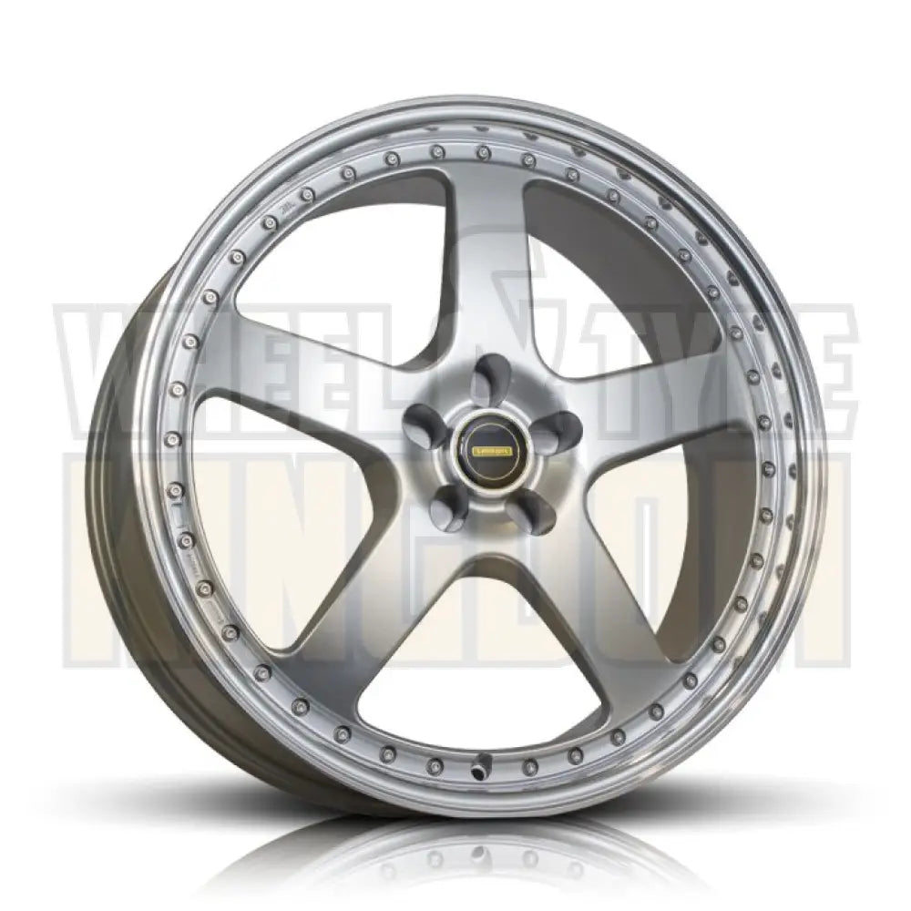 20X9.5 5-STUD SIMMONS FR-1 SILVER MIRROR LIP - Wheels