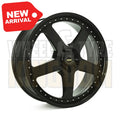 22X8.5 5x120 +40 SIMMONS FR-1 FULL GLOSS BLACK - Wheels