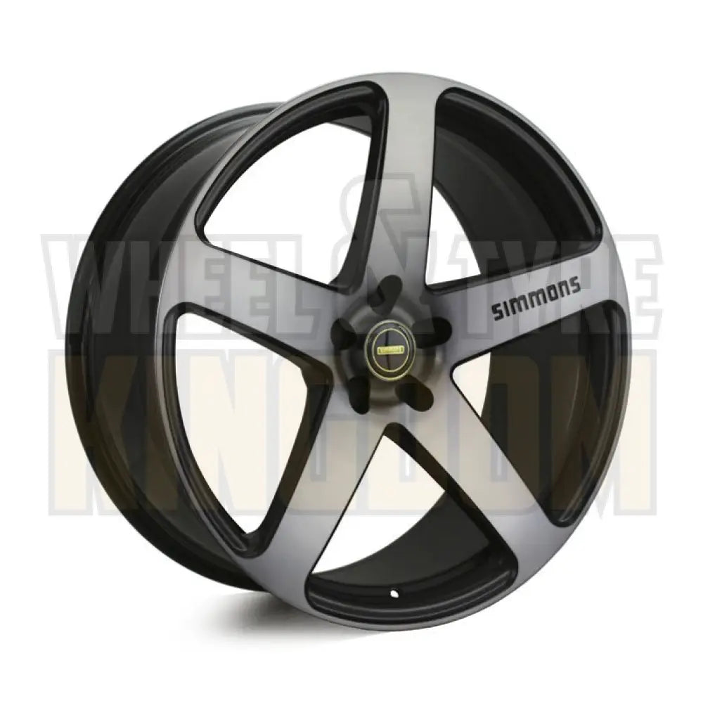 22X9.5 5-STUD SIMMONS FR-C BLACK TINT - Wheels