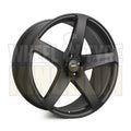 22X9.5 5-STUD SIMMONS FR-C FULL SATIN BLACK - Wheels