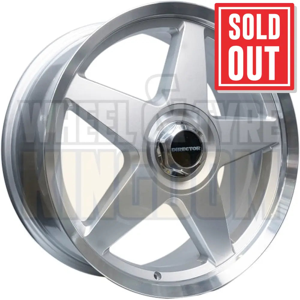 STAR 20x9.5 - GLOSS SILVER MACHINED LIP +43 - 2nd-4th Gen Holden Commodore: DOES NOT CLEAR BIG BRAKES