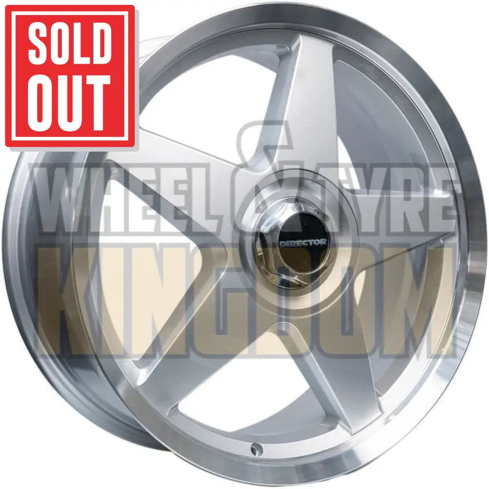 STAR 20x9.5 - GLOSS SILVER MACHINED LIP +43 - 2nd-4th Gen Holden Commodore: DOES NOT CLEAR BIG BRAKES