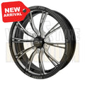 Street Pro 009 Series Forged Wheel, Front 17x4.5'' / 2.25'' Backspace (-13) / 5x4.50" Bolt Circle Ford, Gloss Black Milled. Each