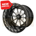 Street Pro 009 Series Forged Wheel, Rear Beadlock 15x10'' / 4.50'' Backspace (-25) / 5x4.50" Bolt Circle Ford, Gloss Black Milled