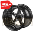 Street Pro ll Convo Pro Wheel Black 15x10" For Holden For Chevrolet Bolt Circle 5 x 4.75" (-25) 4.50" Back Space