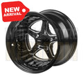 Street Pro ll Convo Pro Wheel Black 15x10" For Holden For Chevrolet Bolt Circle 5 x 4.75" (-51) 3.50" Back Space