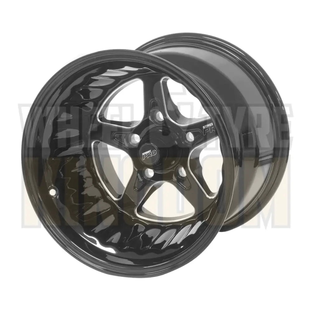 Street Pro ll Convo Pro Wheel Black 15x12" For Holden For Chevrolet Bolt Circle 5x 4.75", (-38) 5.00" Back Space