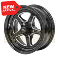 Street Pro ll Convo Pro Wheel Black 15x7" For Ford Bolt Circle 5x 4.50", (-12) 3.50" Back Space