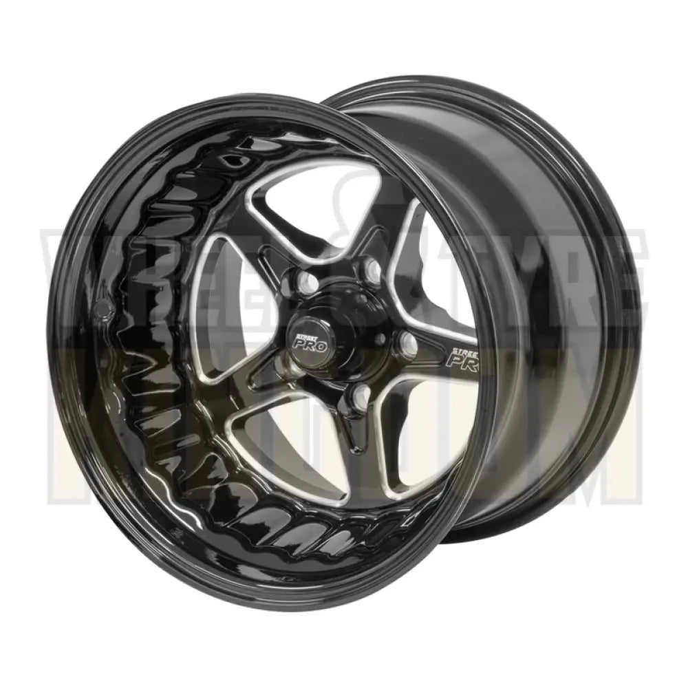 Street Pro ll Convo Pro Wheel Black 15x8.5" For Ford Bolt Circle 5x 4.50", (-32) 3.50" Back Space