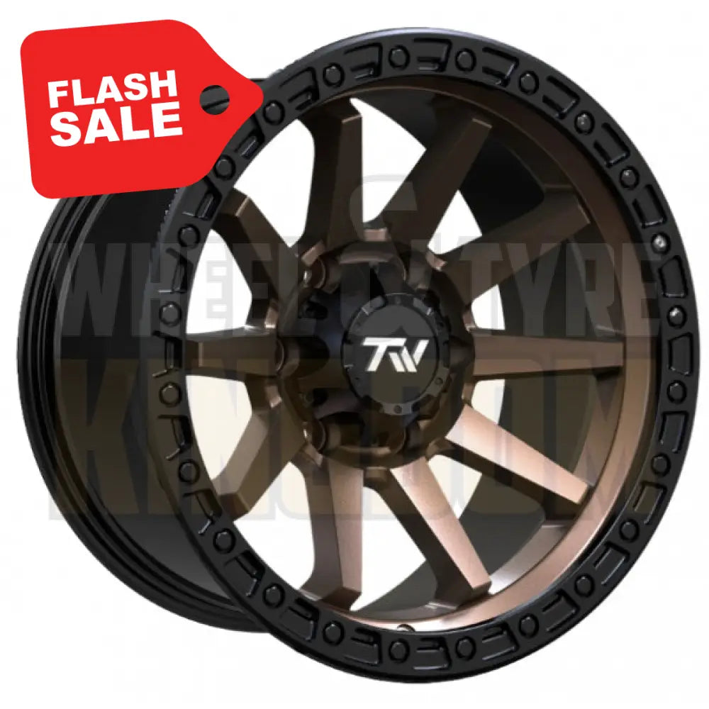 T21 SPEED - 17x9 SATIN BLACK BRONZE FACE