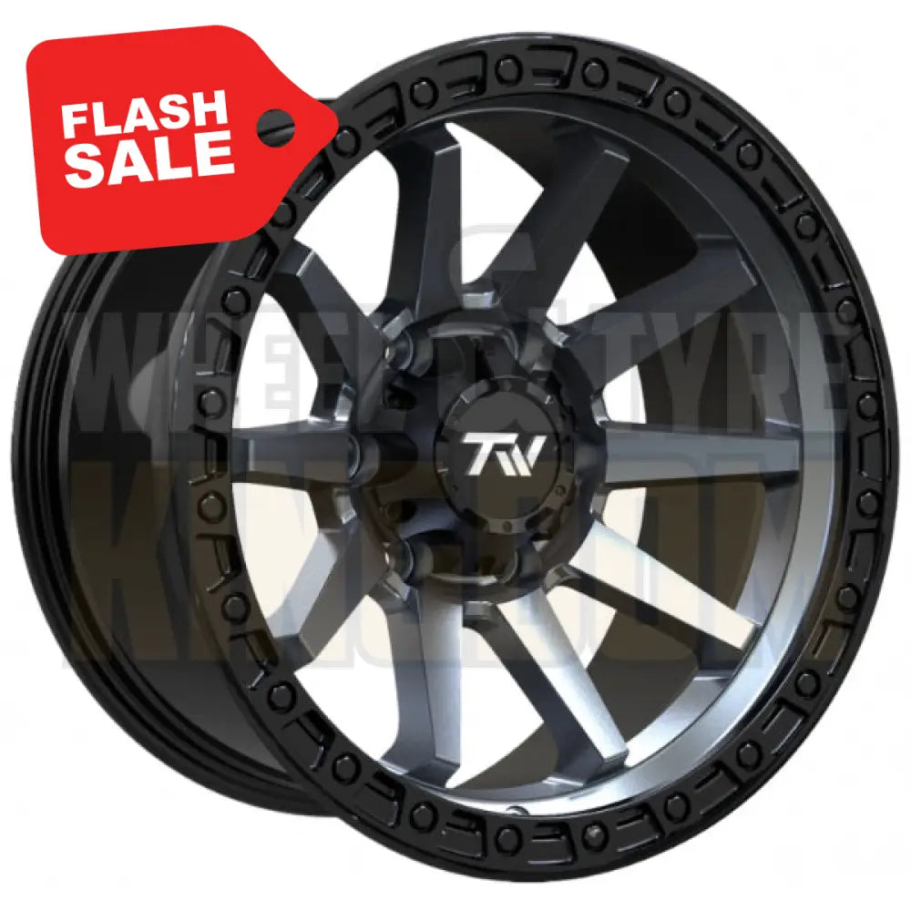 T21 SPEED - 17x9 SATIN BLACK GUNMETAL FACE