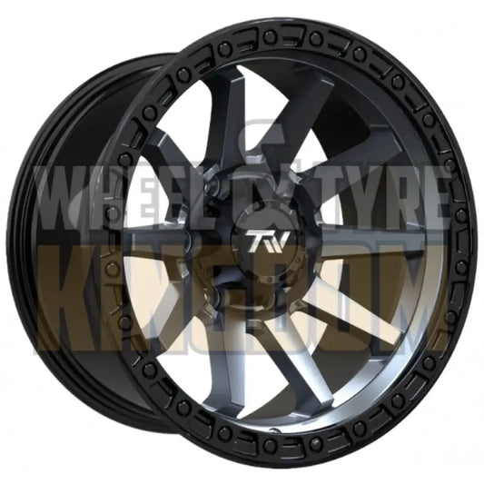 T21 SPEED - 17x9 SATIN BLACK GUNMETAL FACE