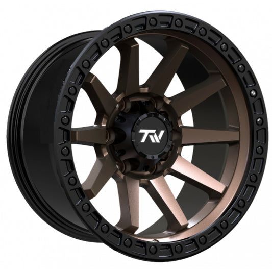 T21 SPEED - 17x9 SATIN BLACK BRONZE FACE