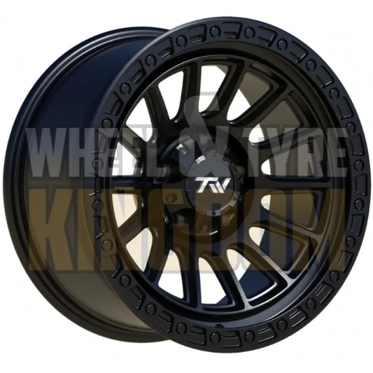 T22 ROTOR - 17x9 SATIN BLACK