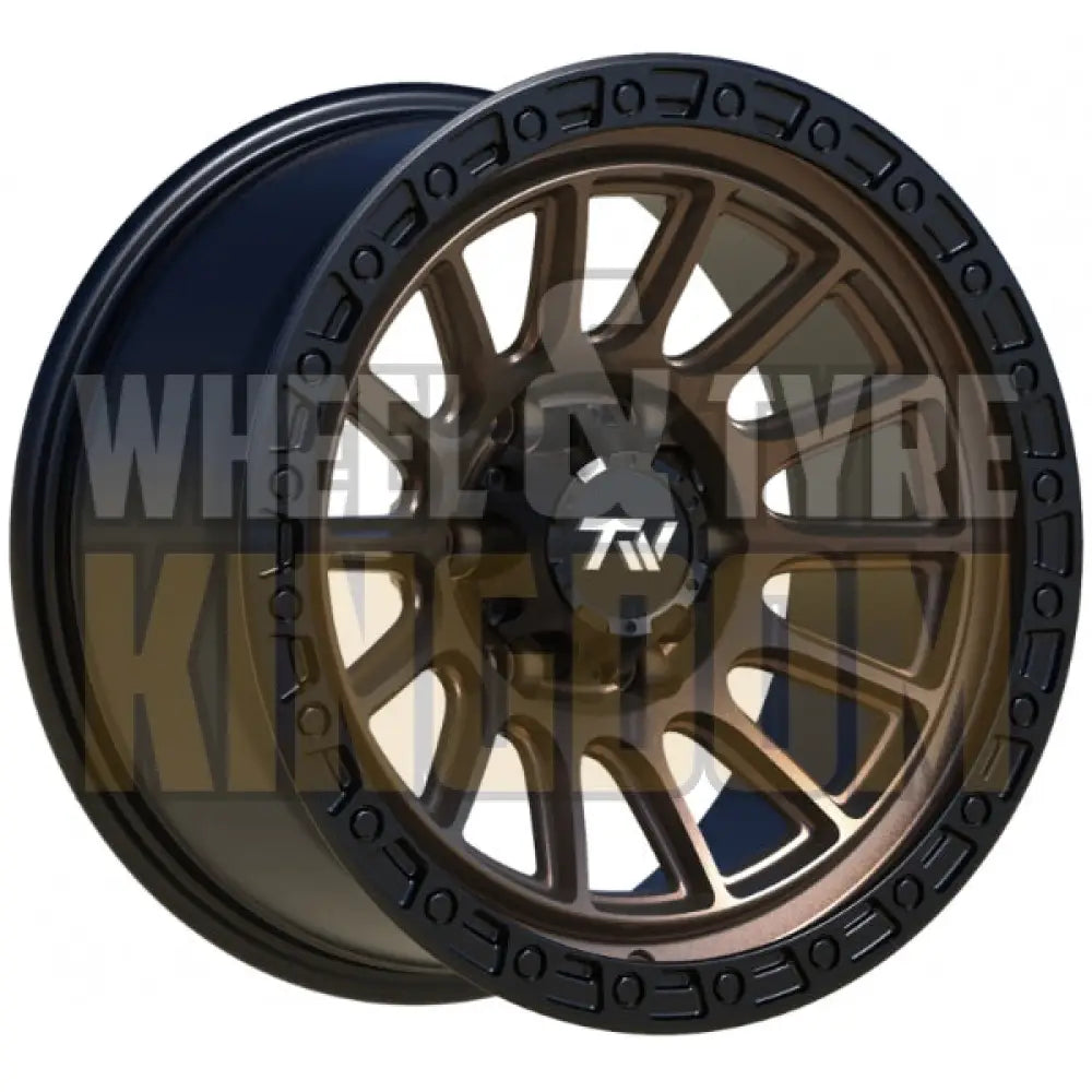 T22 ROTOR - 17x9 SATIN BLACK BRONZE FACE
