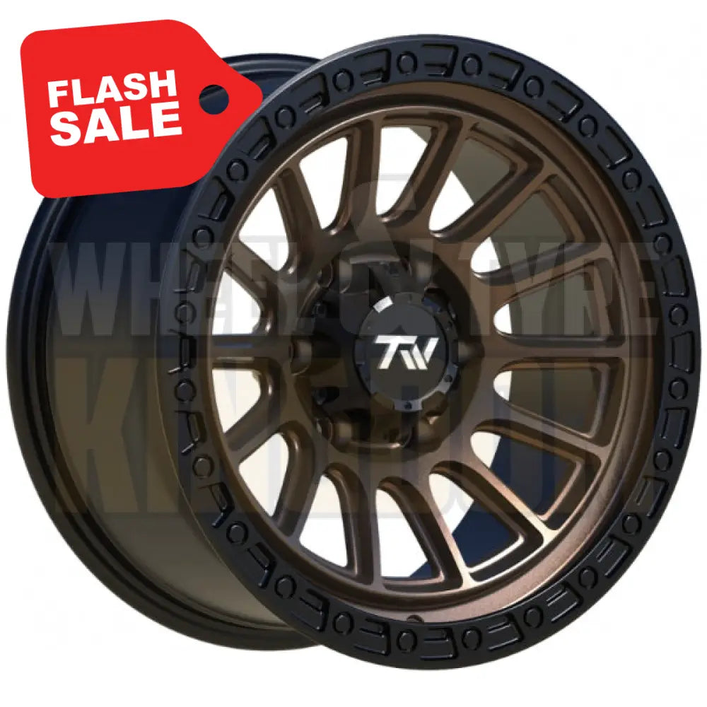 T22 ROTOR - 17x9 SATIN BLACK BRONZE FACE
