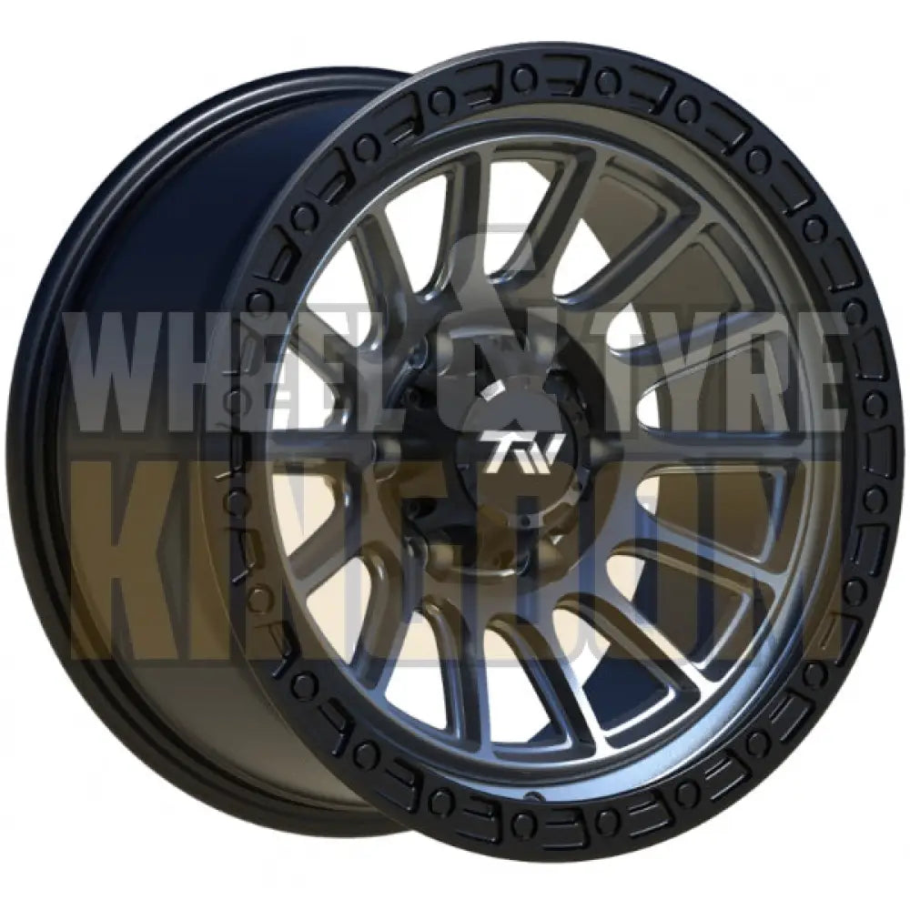 T22 ROTOR - 17x9 SATIN BLACK GUNMETAL FACE