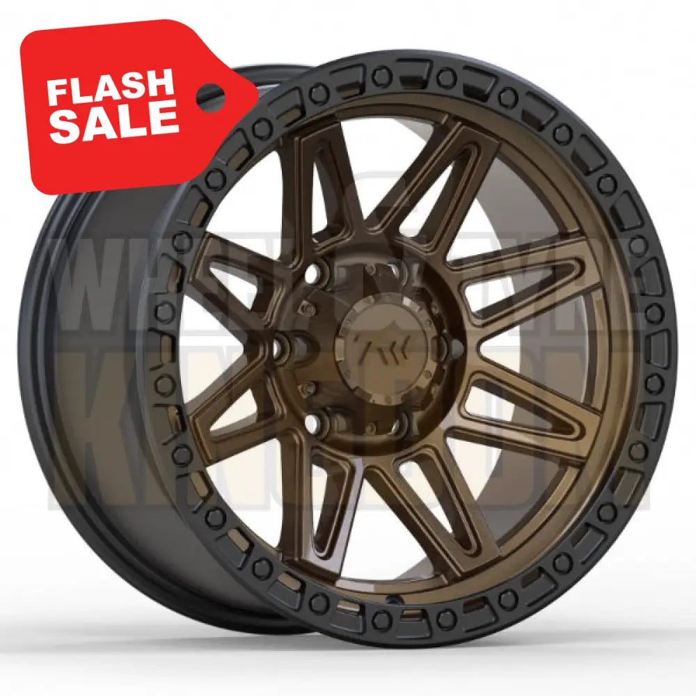 T23 VECTOR - 17x9 SATIN BLACK BRONZE FACE