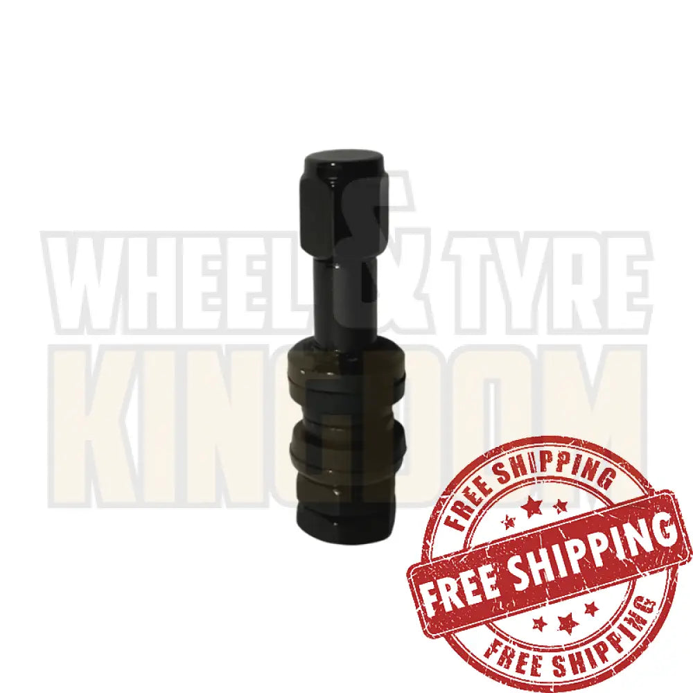TR43 - Anodized Black - Clamp-In Valve