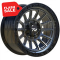 T22 ROTOR - 17x9 SATIN BLACK GUNMETAL FACE