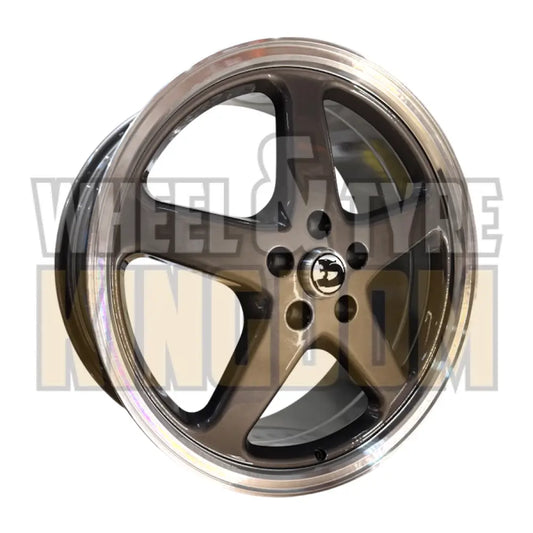 WALKY 20x8.5 - MX GREY MACHINED LIP