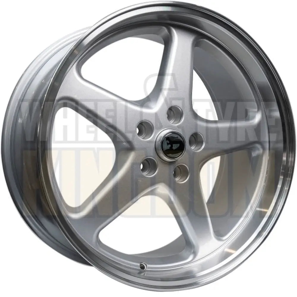 WALKY 20x9.5 - GLOSS SILVER MACHINED LIP