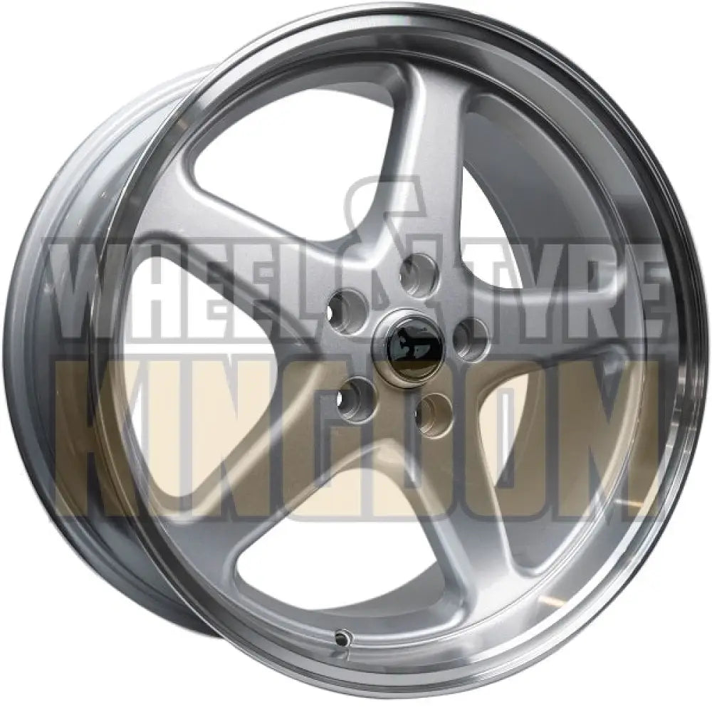 WALKY 20x9.5 - GLOSS SILVER MACHINED LIP