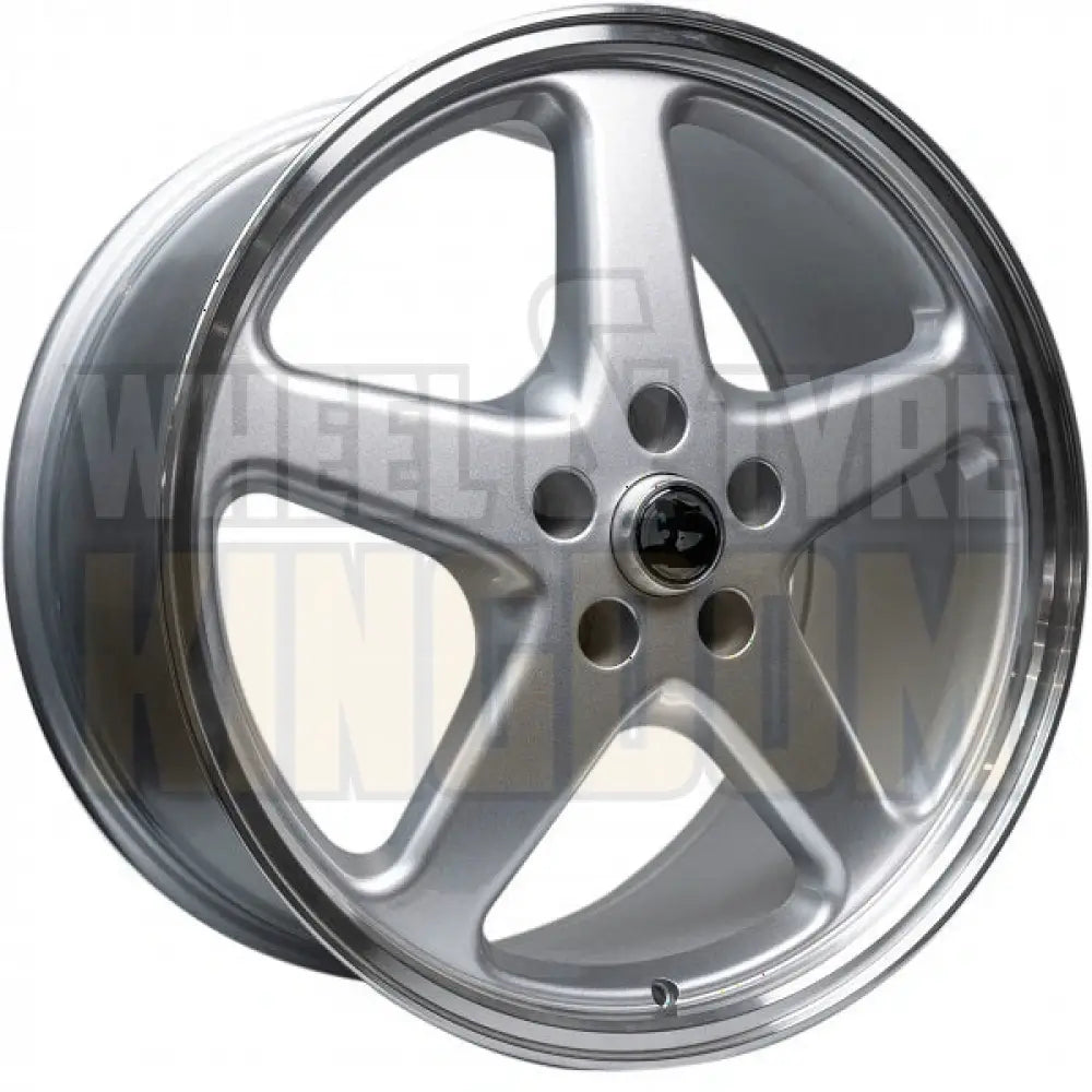 WALKY 20x10 - GLOSS SILVER MACHINED LIP