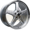 WALKY 20x10 - GLOSS SILVER MACHINED LIP