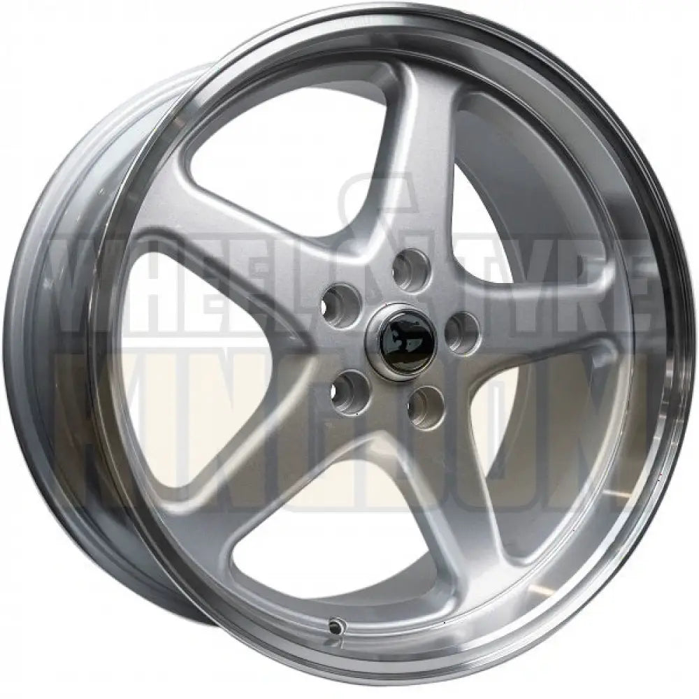 WALKY 20x9.5 - GLOSS SILVER MACHINED LIP